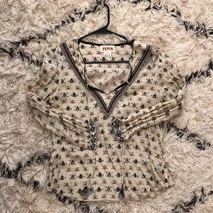 Bohemian Anthropologie Blouse